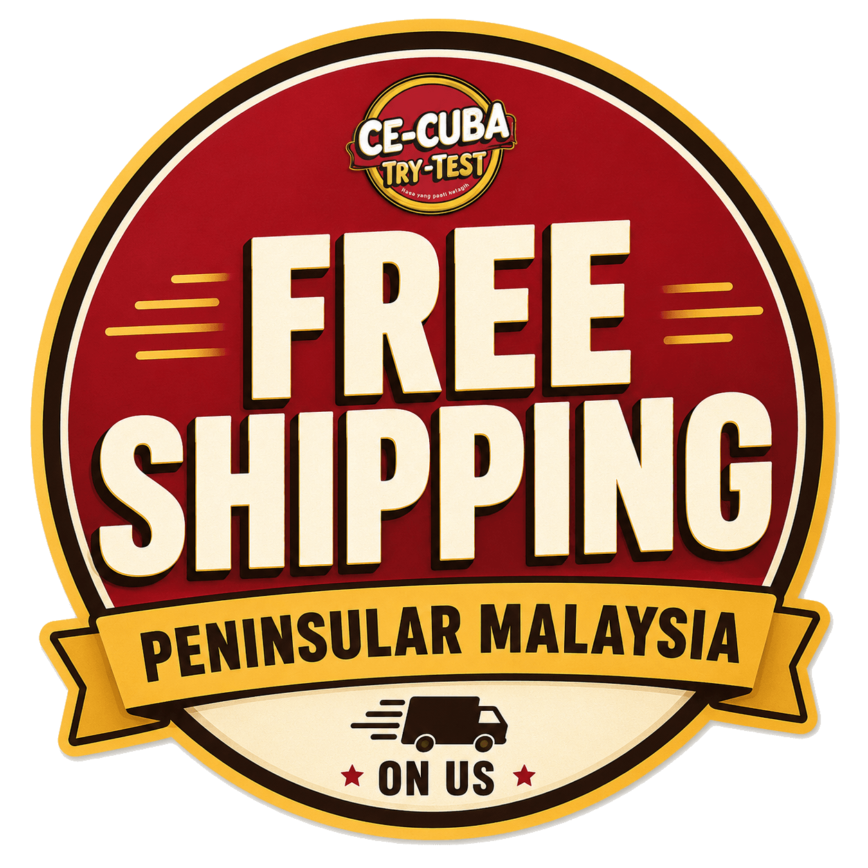 Free shipping to Peninsular Malaysia